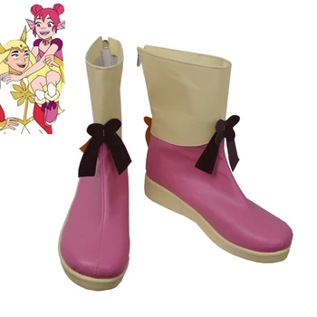 Тя-Ра и принцесите на властта Flutterina косплей обувки ботуши игра аниме Хелоуин карнавал парти подпори - Изображение 1  