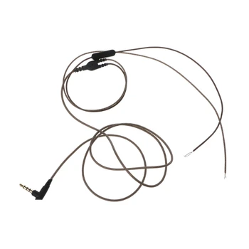 1.2m DIY кабел за слушалки Висококачествен кабел за подмяна на кабел за ремонт Надстройка Слушалки Кабел за слушалки - Изображение 2  
