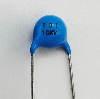 100PCS Високочестотен син керамичен чип кондензатор 10KV 101K 100pF високоволтово захранване керамичен диелектричен кондензатор - Изображение 1  