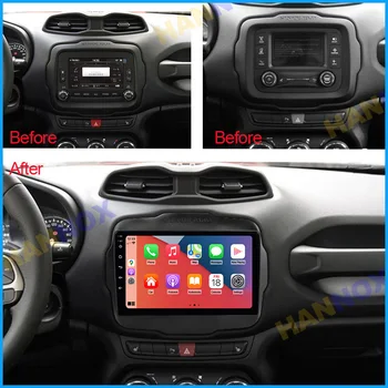 10inch Android Car Radio за Jeep Renegade 2016 2017 2018 Auto стерео мултимедиен видео плейър Head Unit GPS DSP IPS CarPlay - Изображение 1  