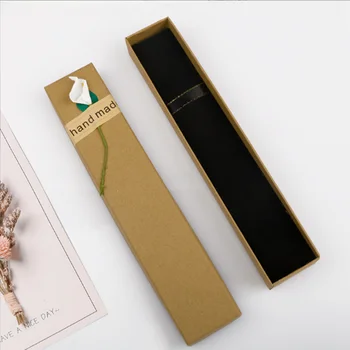 10Pcs правоъгълна мида подарък писалка кутия мода престижен бизнес офис кутия за съхранение творчески училищни пособия моливи - Изображение 1  