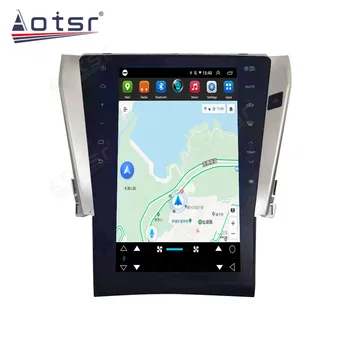 13.6 инчов екран на Tesla за Toyota Camry 50 2012 - 2016 Автомобилно радио Мултимедия Android 12.0 Player Auto GPS Navi Carplay Head Unit - Изображение 2  