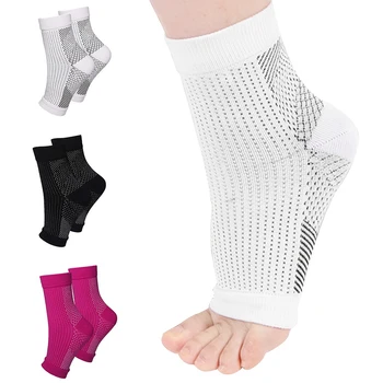 1pairs Унисекс глезена чорап покрива открит спорт тичам фитнес високо качество дишаща компресия мъжки чорапи йога дамски чорапи - Изображение 1  
