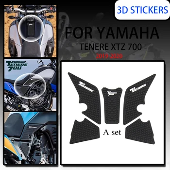 2019 2020 Аксесоари за мотоциклети Неплъзгащи се странични стикери за резервоар за гориво Водоустойчив тампон гумен стикер ЗА YAMAHA Tenere XTZ 700 - Изображение 2  