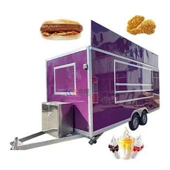 2023 Ce одобрен мобилен кафе вендинг ван камион персонализирани сладолед храна ремарке количка за продажба Европа - Изображение 2  