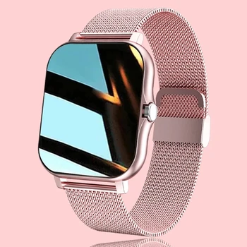 2023 Нов смарт часовник жени мода Bluetooth повикване часовник фитнес тракер водоустойчив спортни дами мъже смарт часовник за Android IOS - Изображение 1  