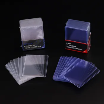 25Pcs 3inch X 4inch ръкави за карти HARD B8 Clear Acid free-No CPP Korea 3 инчова фотокарта холографски протектор филмова кутия - Изображение 2  