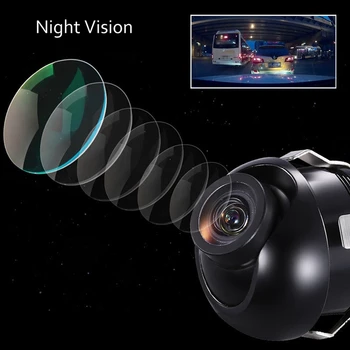 2X 360° автомобил отзад преден страничен изглед резервна камера за заден ход водоустойчива нощно виждане - Изображение 2  