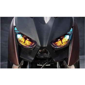 2X аксесоари за мотоциклети Стикер за защита на фаровете Стикер за фарове за Yamaha Xmax 300 Xmax 250 2017 2018 C - Изображение 2  