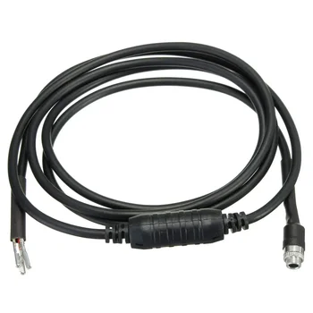 3.5MM 12PIN AUX спомагателен проводник черен аудио женски музикален кабел за BMW E60 E63 5 6 Series - Изображение 2  
