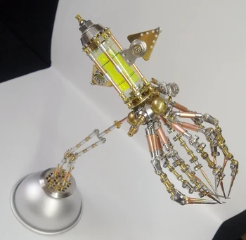 3D пъзел метален фар калмари модел комплект киберпънк механични океан серия дълбоководни животни DIY събрание играчка за деца възрастни - Изображение 2  
