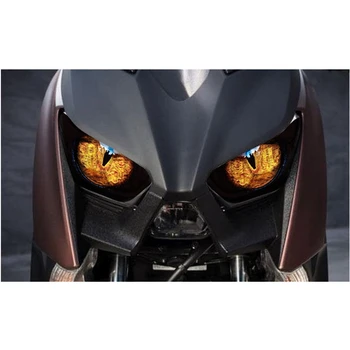 4X аксесоари за мотоциклети Стикер за защита на фаровете Стикер за фарове за Yamaha Xmax 300 Xmax 250 2017 2018 D - Изображение 2  