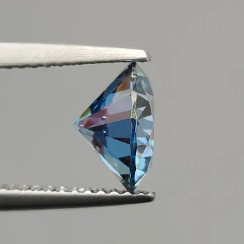 8 сърца и стрелки Отличен сапфирено син цвят GRA сертифициран Moissanite кръгъл диамант нарязани Pass диамант тестер - Изображение 1  
