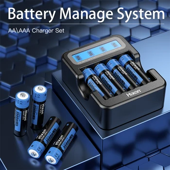 AA батерия 1.5v Li-ion Aa акумулаторна батерия 3500mWh 3A литиево-йонна батерия за дистанционно управление мишка малък вентилатор електрическа играчка - Изображение 1  