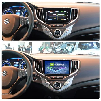 Acodo Android12 9''Автомобилно радио за Suzuki Baleno 2015-2018 IPS сензорен екран GPS Carplay BT FM Wifi Car Radio Multimedia Stereo - Изображение 2  