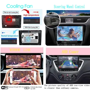 Android 13 Moniter За Chrysler 300C 1 2004 - 2011 Auto Radio Car Multimedia Player GPS навигационен екран 4G DSP стерео Carplay - Изображение 2  