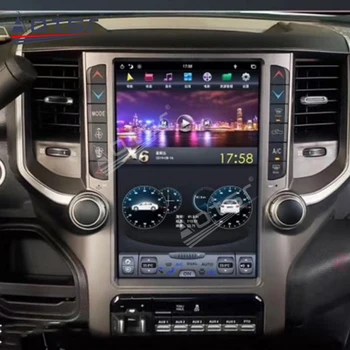 Android 9.0 4+128GB Tesla екран за Dodge RAM 1500 2018-2020 Автомобилен мултимедиен плейър GPS Navi радио стерео глава DSP Carplay - Изображение 2  