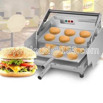 BEIJAMEI Търговия на едро електрически хамбургер Bun тостер / търговски хамбургер грил Пати машина - Изображение 1  