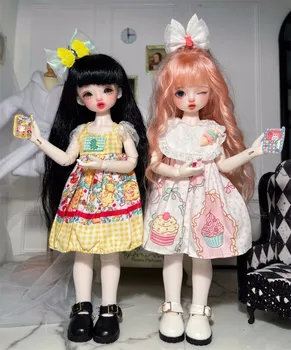 BJD кукла дрехи за 1/6 размер сладък всички мач кукла принцеса рокля Bjd кукла дрехи 1/6 кукла аксесоари - Изображение 1  