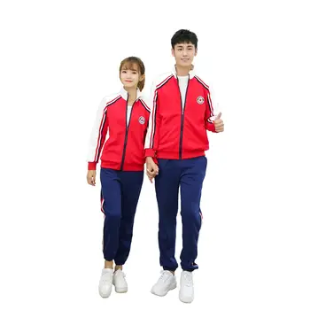 C060 Нови ученици от началното и средното училище Униформи на прогимназията японска мода Ежедневни спортни облекла Комплект якета - Изображение 1  