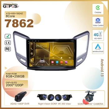 Car Android 13 За Changan CS15 2016 - 2020 Auto Radio Stereo Multimedia Player GPS навигация Високопроизводителен CPU HDR QLED - Изображение 1  