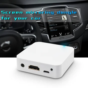 Car MiraScreen WiFi дисплей кутия огледало телефон към кола екран безжичен HDMI Av предавател екран огледало Airplay за IOS Android - Изображение 2  