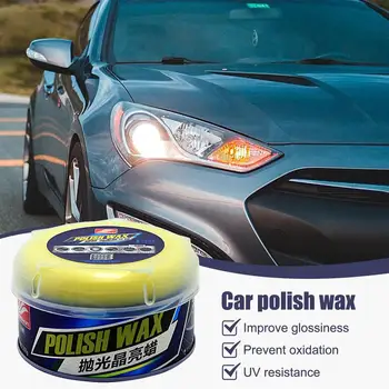 Car восъчна паста Съединение за отстраняване на надраскване за кола 256g Auto Carnauba Cars Care Polish Cleaner Wax Car Polish For Car Detailing To Shine - Изображение 2  