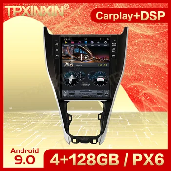 Carplay Android 9 Tesl- Мултимедийна стерео уредба за Toyota Harrier XU6 2013 2014 2015 2016 2017 2018 Navi приемник играч главата единица - Изображение 1  