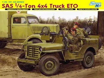 DRAGON 6725 1/35 Мащаб SAS 1/4-Ton 4x4 Камион ETO Модел Комплект - Изображение 2  