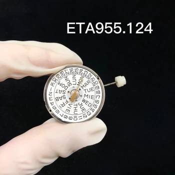 ETA 955124 движение 955.124 кварцов механизъм Нови оригинални аксесоари за швейцарски часовници - Изображение 1  