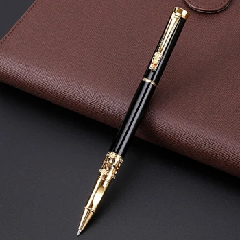 Full Metal Roller Ballpoint Pen Месингова метална бизнес писалка Мъже Писалка за писане на подаръци Купи 2 Изпрати подарък - Изображение 2  