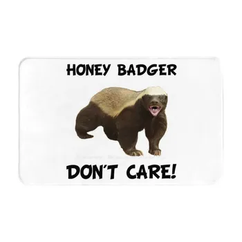 Honey Badger Don't Care Door Mat Foot Pad Home Rug Funny Humorous Honey Badger Dont Care Takes What It Wants Fearless Stupid - Изображение 1  