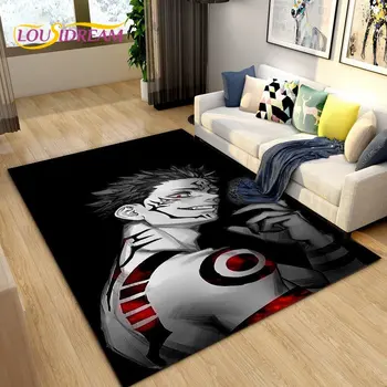 Jujutsu Kaisen аниме карикатура площ килим,килими килим за хол спалня диван изтривалка декорация,деца играят нехлъзгащ етаж мат - Изображение 2  