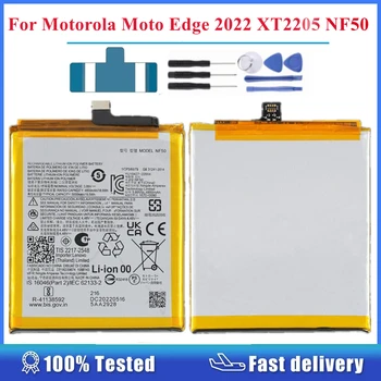 KAT Мобилен телефон Batteria за Motorola Moto Edge 2022 XT2205 NF50 5000mAh литиево-йонна батерия резервни части - Изображение 1  