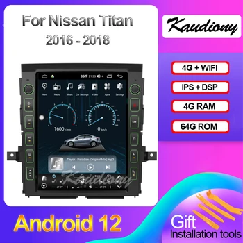 Kaudiony 13 инча за Nissan Titan кола DVD мултимедиен плейър стерео автоматично радио GPS навигация 4G WIFI видео DSP 2016-2018 - Изображение 1  