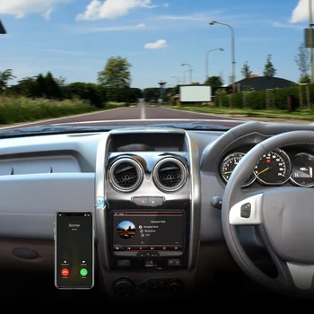 Kcbosion Android 12 Автомобилно радио за Dacia/Sandero/Duster/Renault/Captur/Lada/Xray 2/Logan 2 Auto мултимедиен плейър SWC GPS No 2Din - Изображение 2  