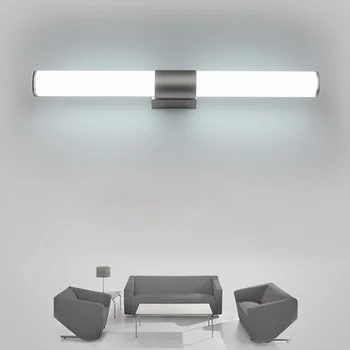  LED огледало предна светлина проста водоустойчива баня огледало шкаф светлина хотел инженеринг модерен стена светлина - Изображение 2  