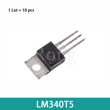 LM340T5 1.5A TO-220-3 Family Wide VIN 1.5-A Регулатори на фиксирано напрежение - Изображение 1  