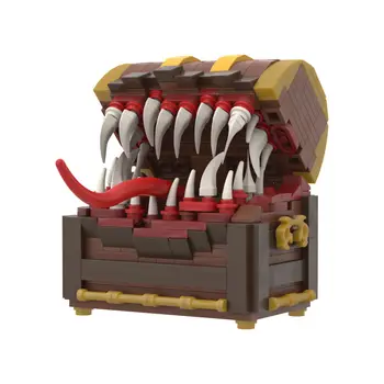 Mimic Chest Game Monster от филм 330 парчета Комплект строителни играчки MOC Build - Изображение 2  