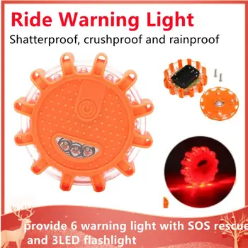  Mini 15 LED адсорбция аварийна безопасност път сигнал мига вози светлина предупреждение светлина магнитни базови автомобилни светлини - Изображение 1  