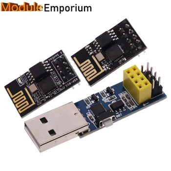 Nodemcu CH9102 ESP-01 / ESP-01S WIFI модул адаптер Изтегляне Комплект за връзка за отстраняване на грешки за Arduino IDE CH9102F USB към ESP8266 DIY комплект - Изображение 1  