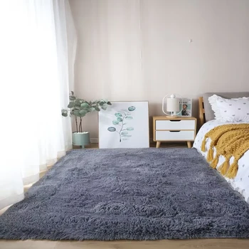 Nordic 13 цвята килим за деца спалня мек космат килим хол деца бебешка стая детска стая стая за игри сладък стая декор площ килим - Изображение 1  