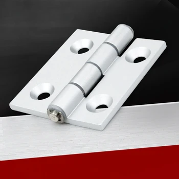 Offset панта алуминиева сплав четири дупка кабинет врата безшумен буфериране индустриална разпределителна кутия панта 63 * 55 * 3.5 - Изображение 1  