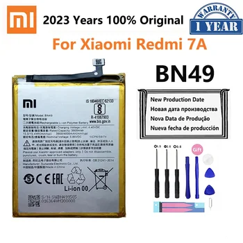 Orginal Xiao mi 100% нова батерия BN49 4000mAh за Xiaomi Redmi 7A Redmi7A Батерии за подмяна на телефони Bateria - Изображение 1  
