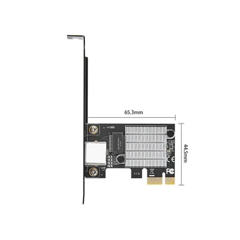 PCIEx1 2.5G кабелен гигабит 2500M Gaming Gaming RJ45 интерфейс Diskless Pex стартираща мрежова карта IO-PCE8125B-GLAN - Изображение 2  