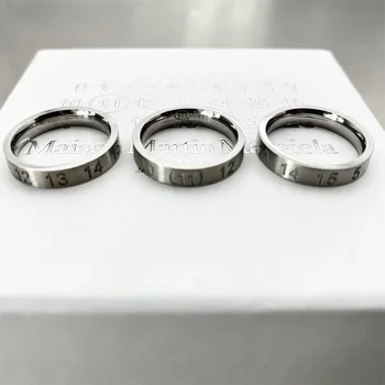 Pyc 21ss независим цифров пръстен, титаниева стомана реколта пръстен, модерни и прости аксесоари за мъже и жени - Изображение 1  