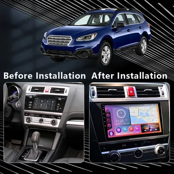 QSZN За Subaru Outback 5 Legacy 6 2014 - 2017 2K QLED Android 13 Автомобилно радио Мултимедиен видео плейър GPS AI Voice CarPlay 4G DSP - Изображение 2  