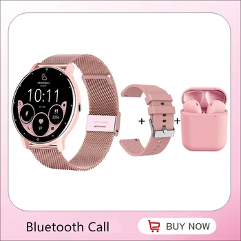 Smart Watch Жени Мъже 1.39inch Пълен сензорен екран Гласов асистент Whatsapp Известие за съобщения Bluetooth Отговор Повикване Smartwatch - Изображение 1  