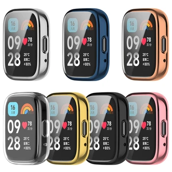 Soft TPU случай за Redmi Watch 3 Активен смарт часовник екран протектор капак черупка за Xiaomi Redmi Watch 3 Lite - Изображение 2  