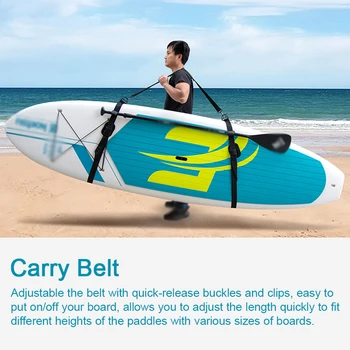 Stand-Up сърф борда презрамки преносим сърф презрамки гребло Carring колан многофункционална регулируема колан за носене - Изображение 1  